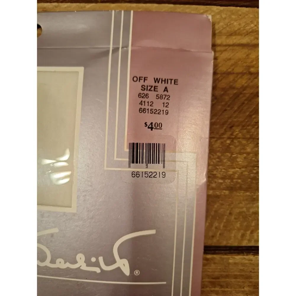 2/ Gloria Vanderbilt Vintage Offwhite Size A Long Sheer Support Pantyhose